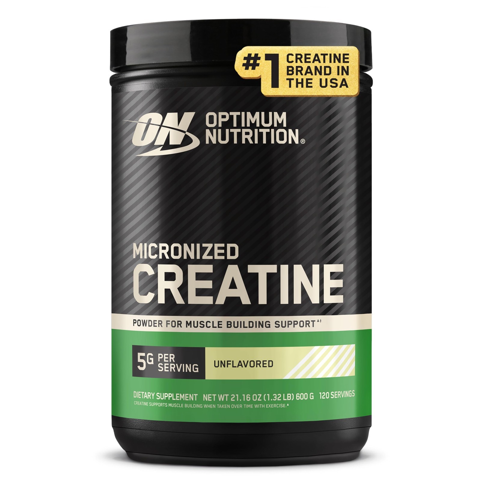 Micronized Creatine Monohydrate Powder – 5g Per Serving, Supports Strength & Rec