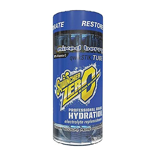 Sqwincher Zero Qwik Stik Sugar Free Drink Mix .11oz, Mixed Berry
