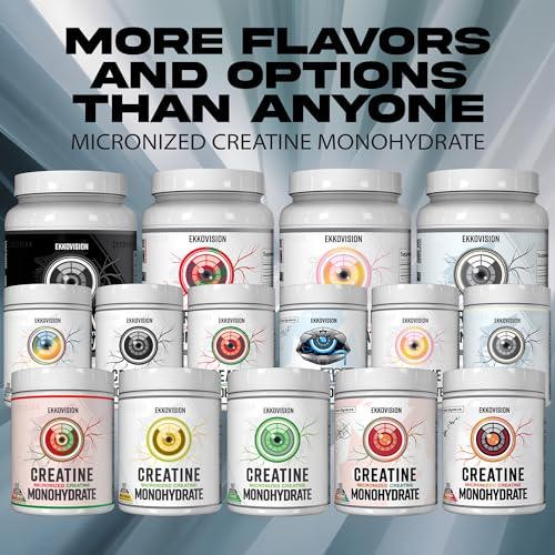 Ekkovision Creatine Monohydrate Powder, Micronized, Cherry Limeade, Pre Workout