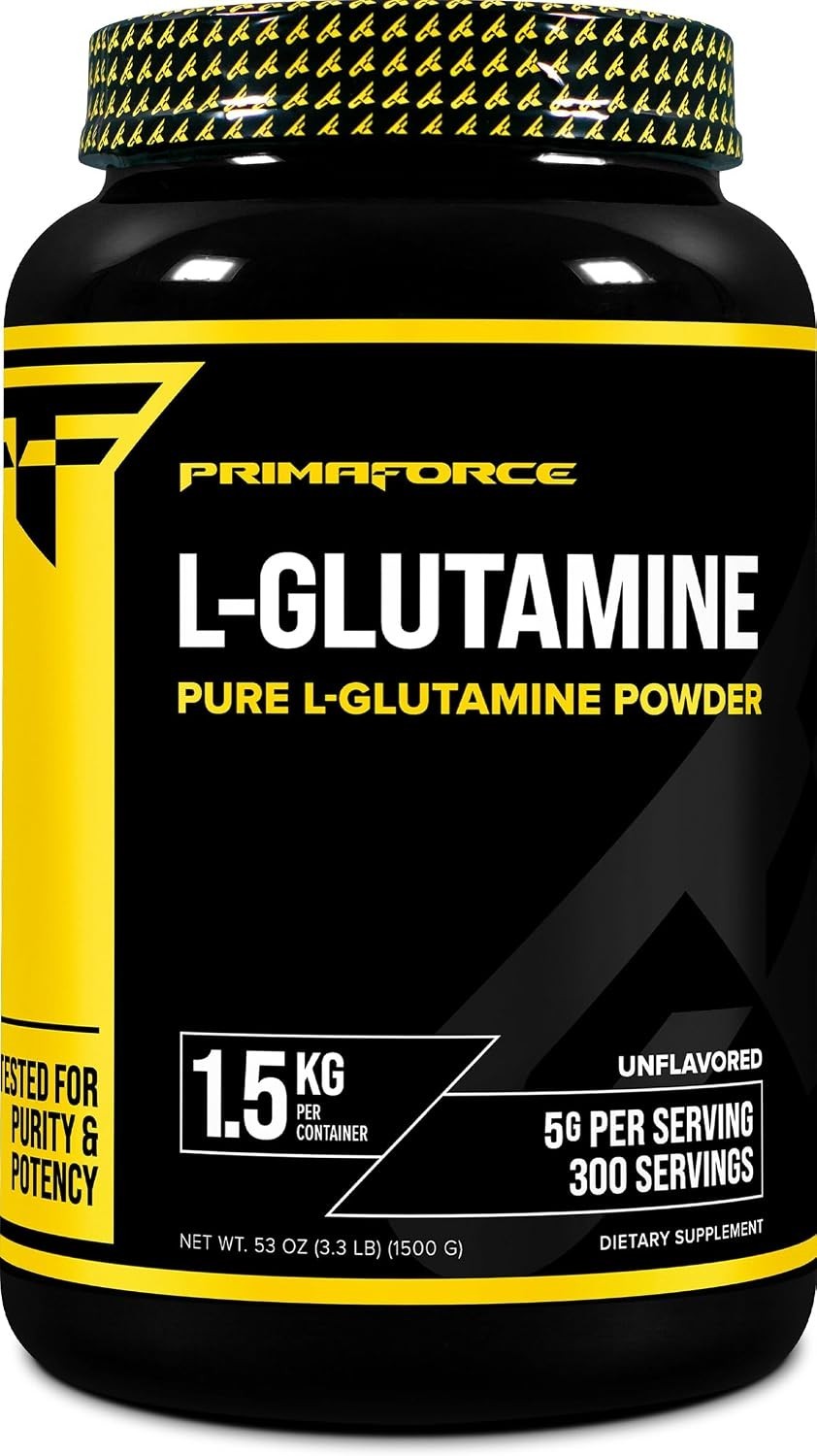 Unflavored L-Glutamine Powder 1.5KG 300 Servings NSF GMP Certified