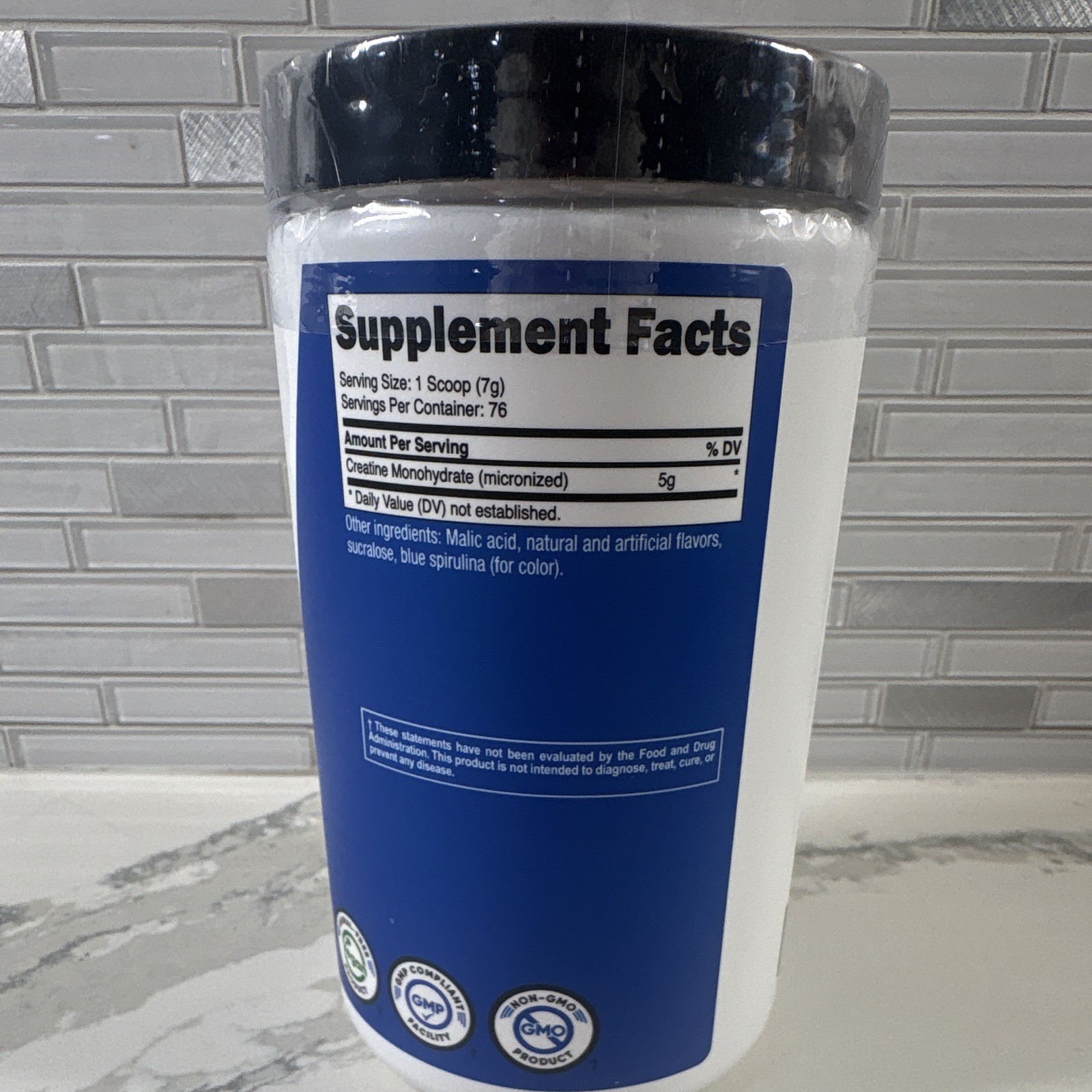*BRAND NEW*Nutricost Creatine Mono Powder Blue Raspberry 500g 76sv Exp 03/2029