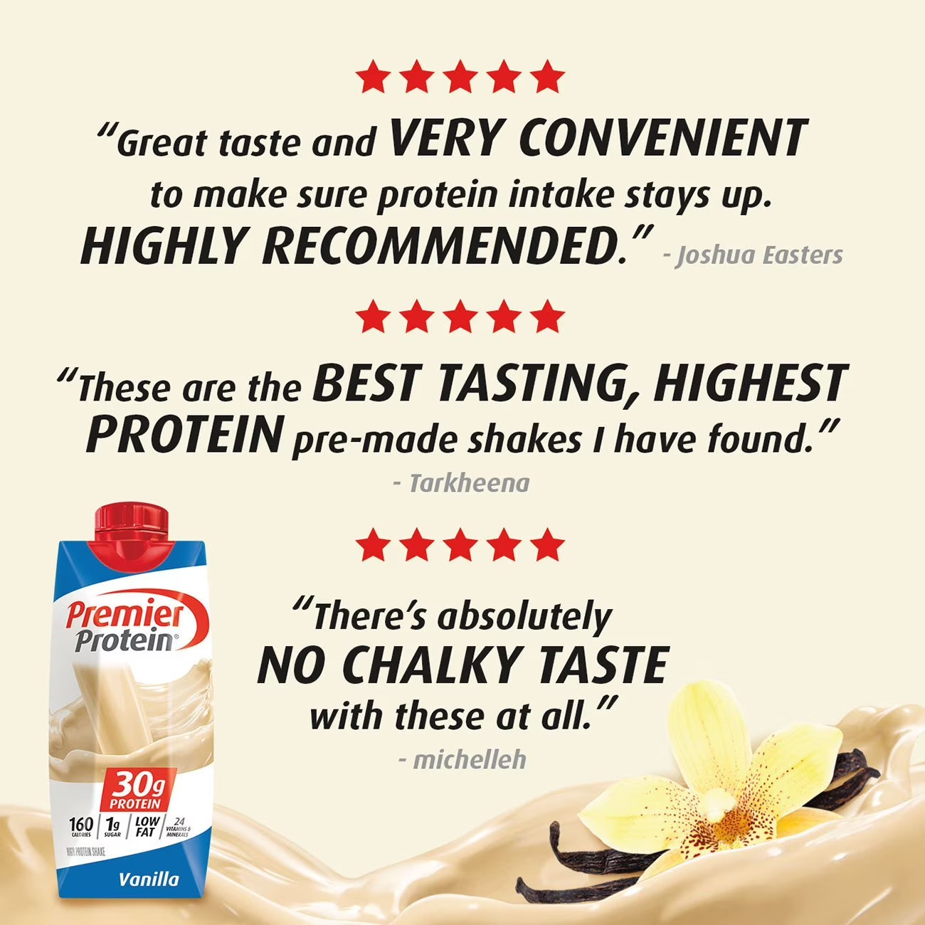 30G Protein Shakes, Vanilla, 11 Fluid Ounces (Pack of 4)