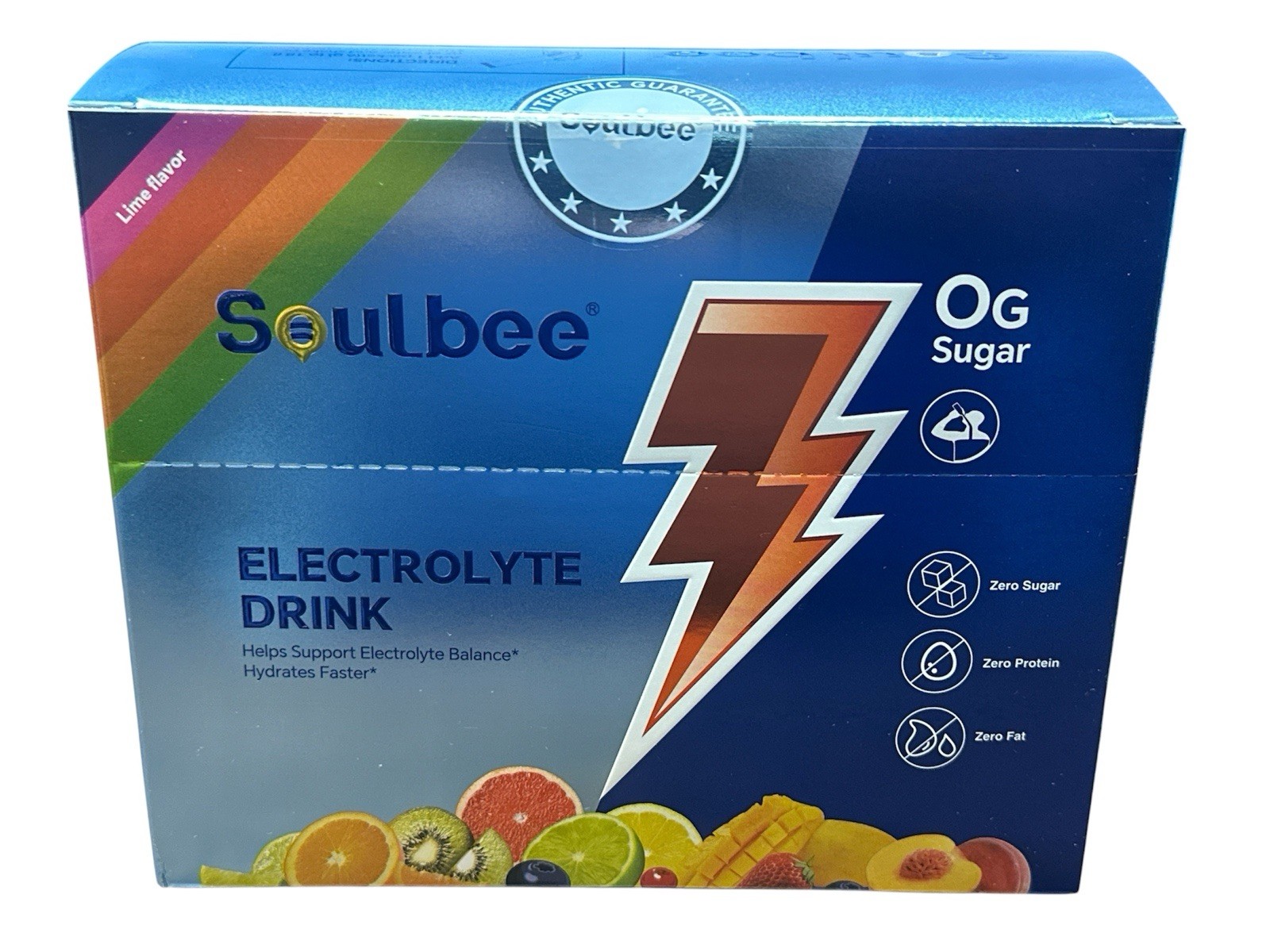 Soulbee Hydration Powder – Zero Sugar Electrolyte Drink Mix for Daily Energy