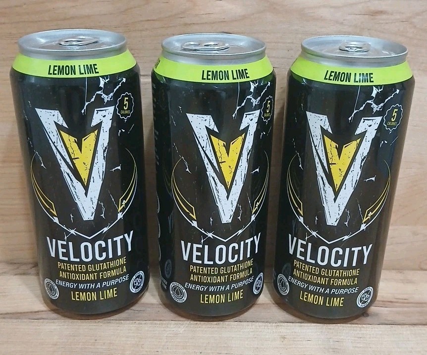 3CT: VELOCITY ENERGY DRINK Patented Glutathione/Antioxidant Formula Orang/Cream