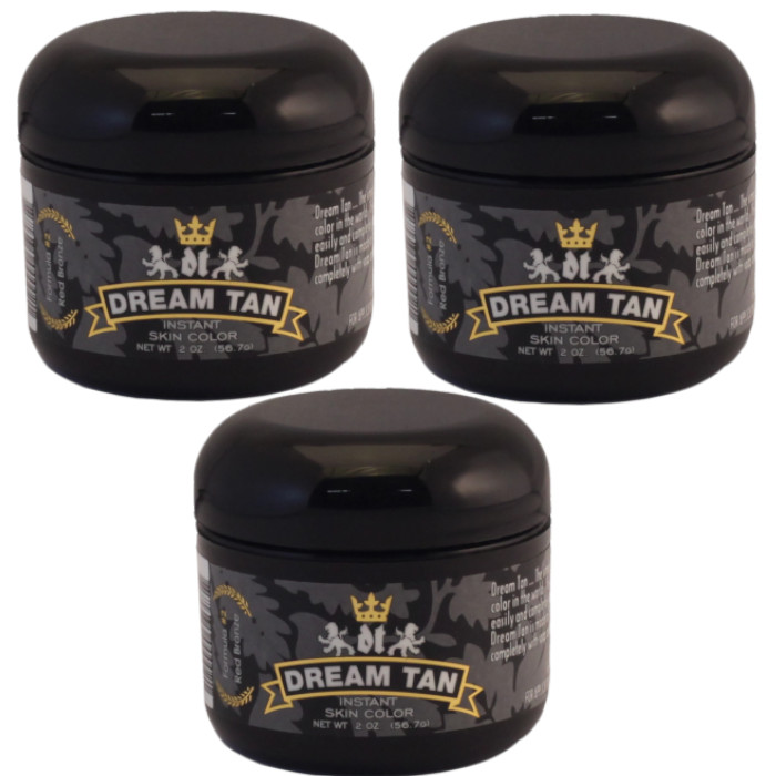 Dream Tan Instant Skin Color Formula #2 – Red Bronze 2 oz Each (Pack of 3)