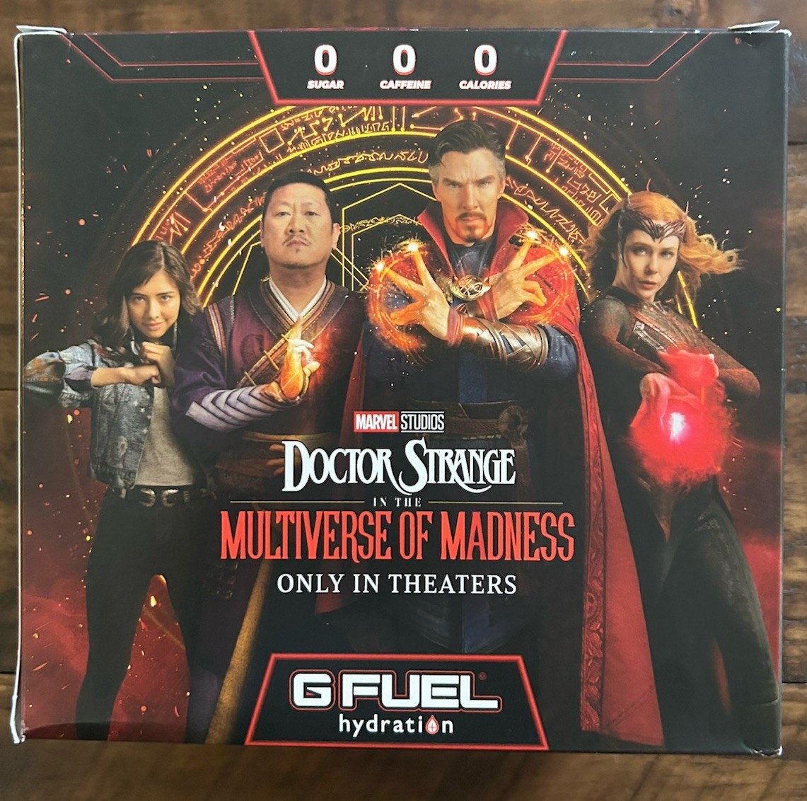 Brand New GFuel Marvel Doctor Strange Collector’s Box + Shaker + Sticker