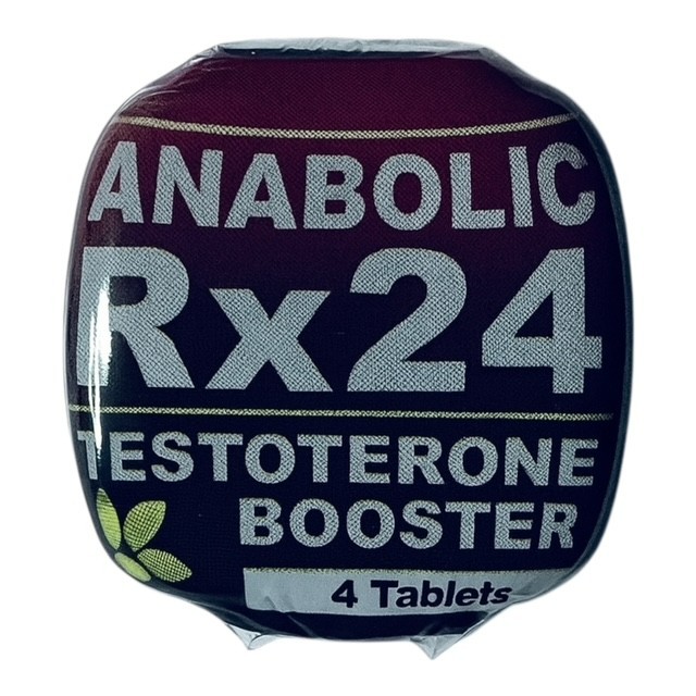 Anabolic Rx24 All-Natural Sport Supplement Energy Booster 12 Tablets