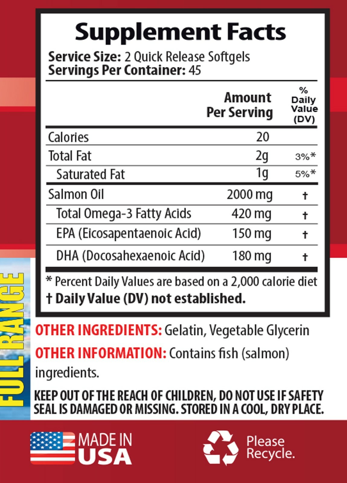 bone health and heart health – WILD ALASKAN SALMON – natural mood enhancer 3B