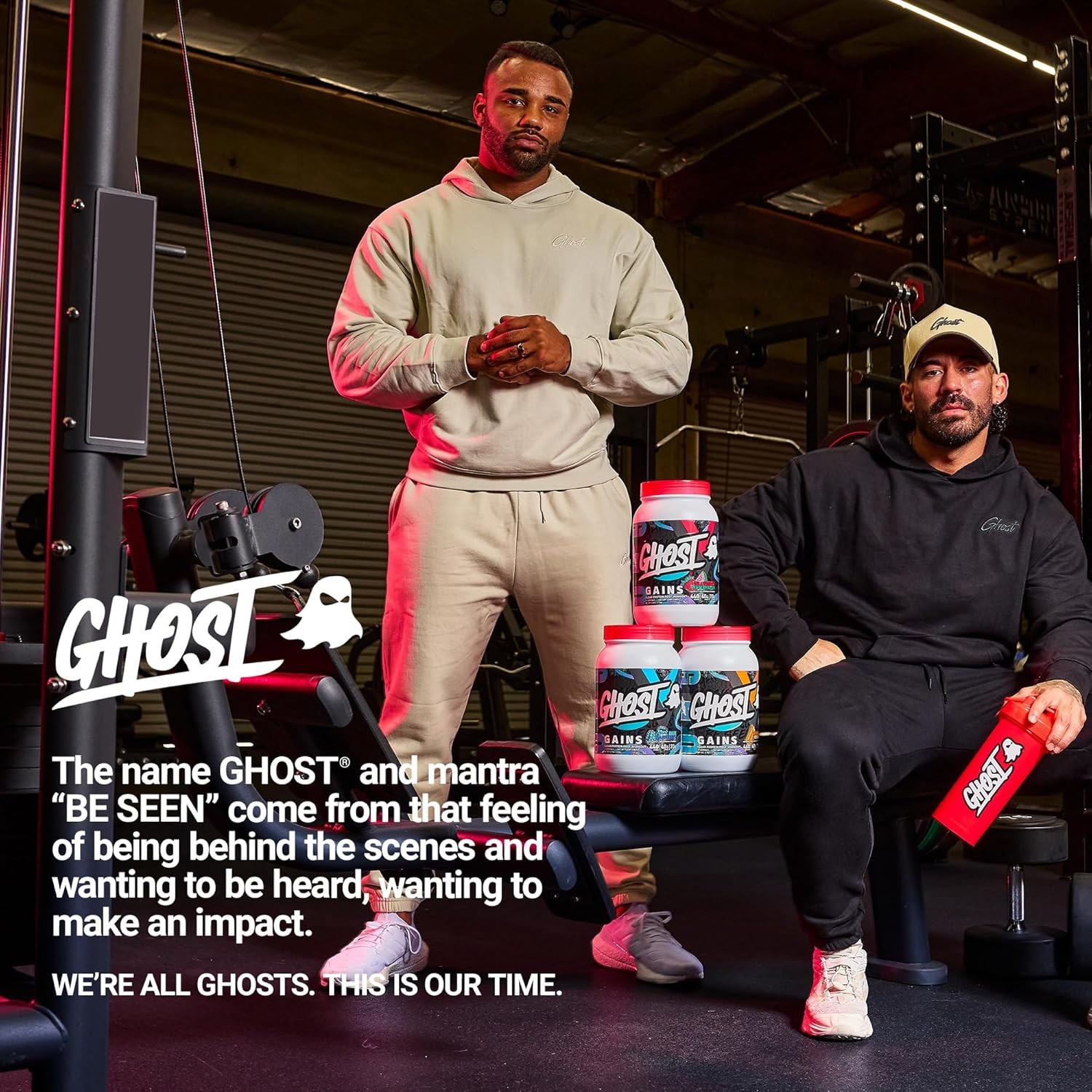 Ghost Clear Gains Mass Gainer Protein Powder 20 Servings Blue Raspberry