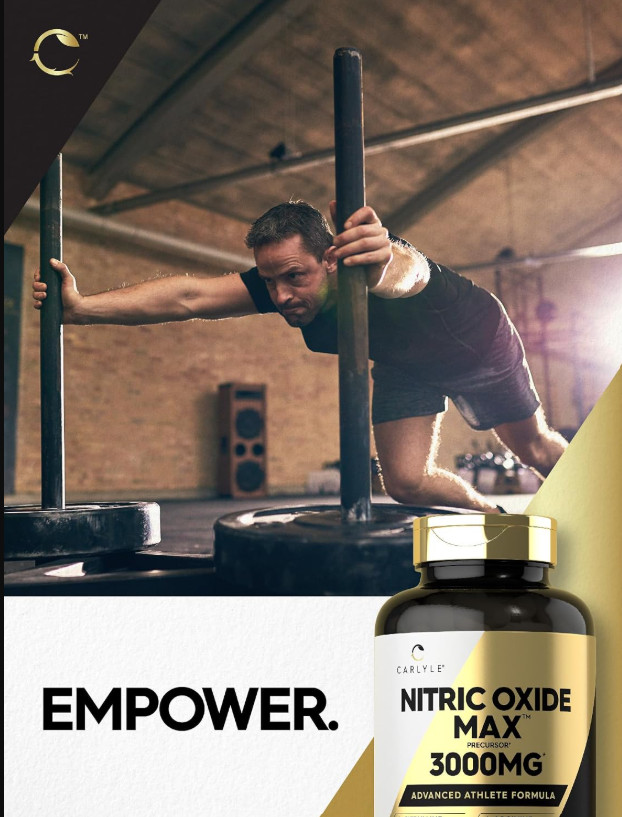 120 Pills Oxido Nitrico L-arginina Extra Fuerte Para Aumentar Energia Muscular