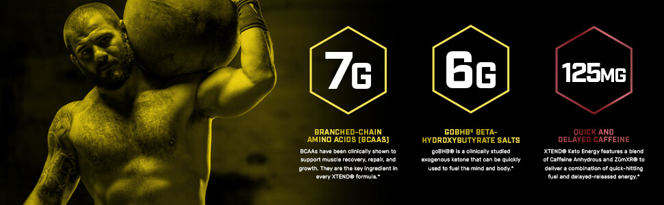 XTEND 20 & 30 & 90 Original BCAA Muscle Recovery [CHOOSE FLAVOR & SERVING SIZE]