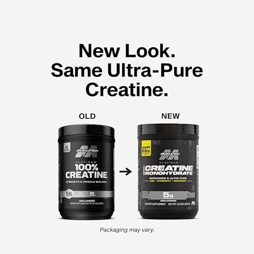 Creatine Monohydrate Powder Micronized 80 Servings Unflavored