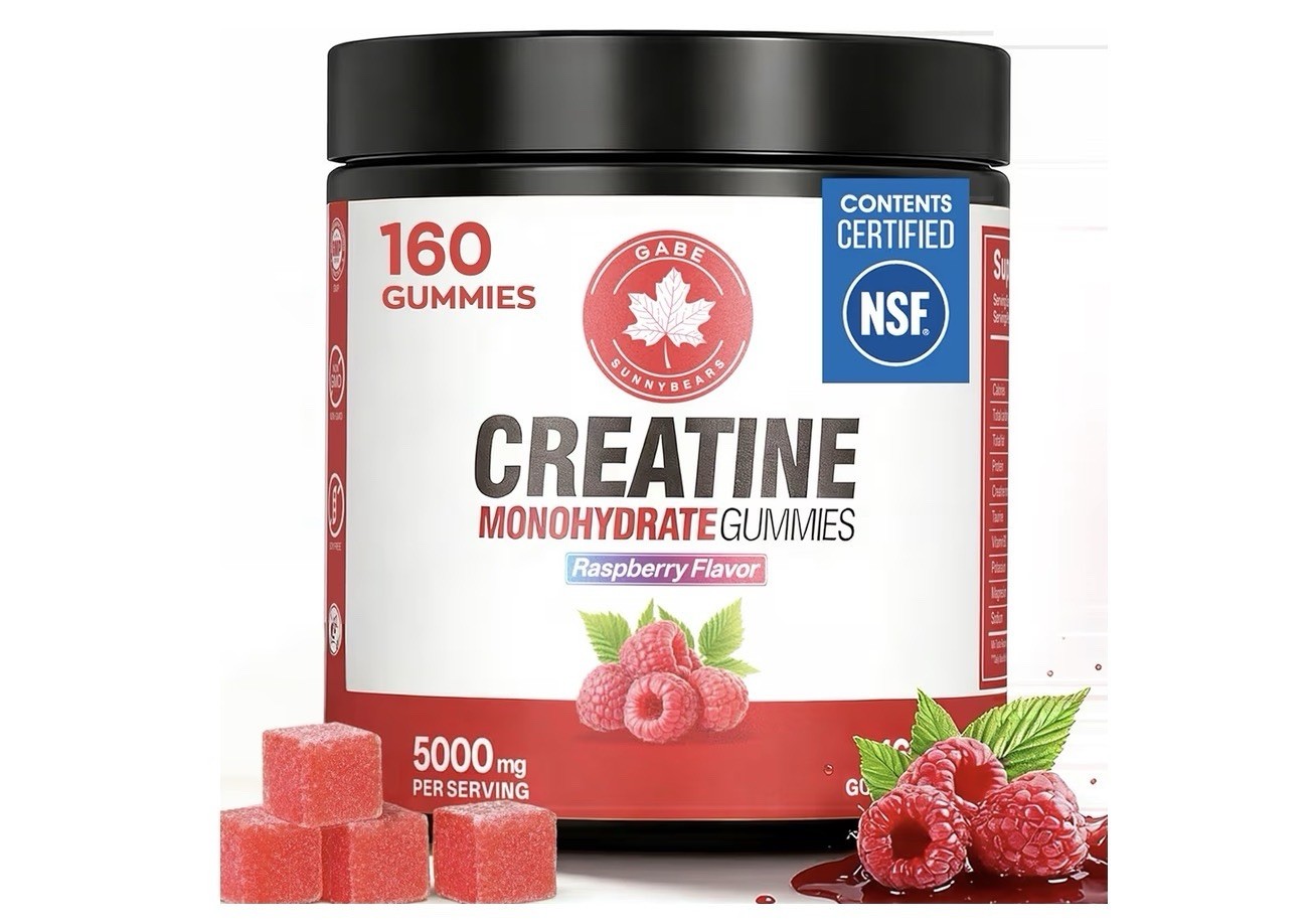 Creatine Gummies, (160 Count) NSF Certified, 5g Creatine Monohydrate