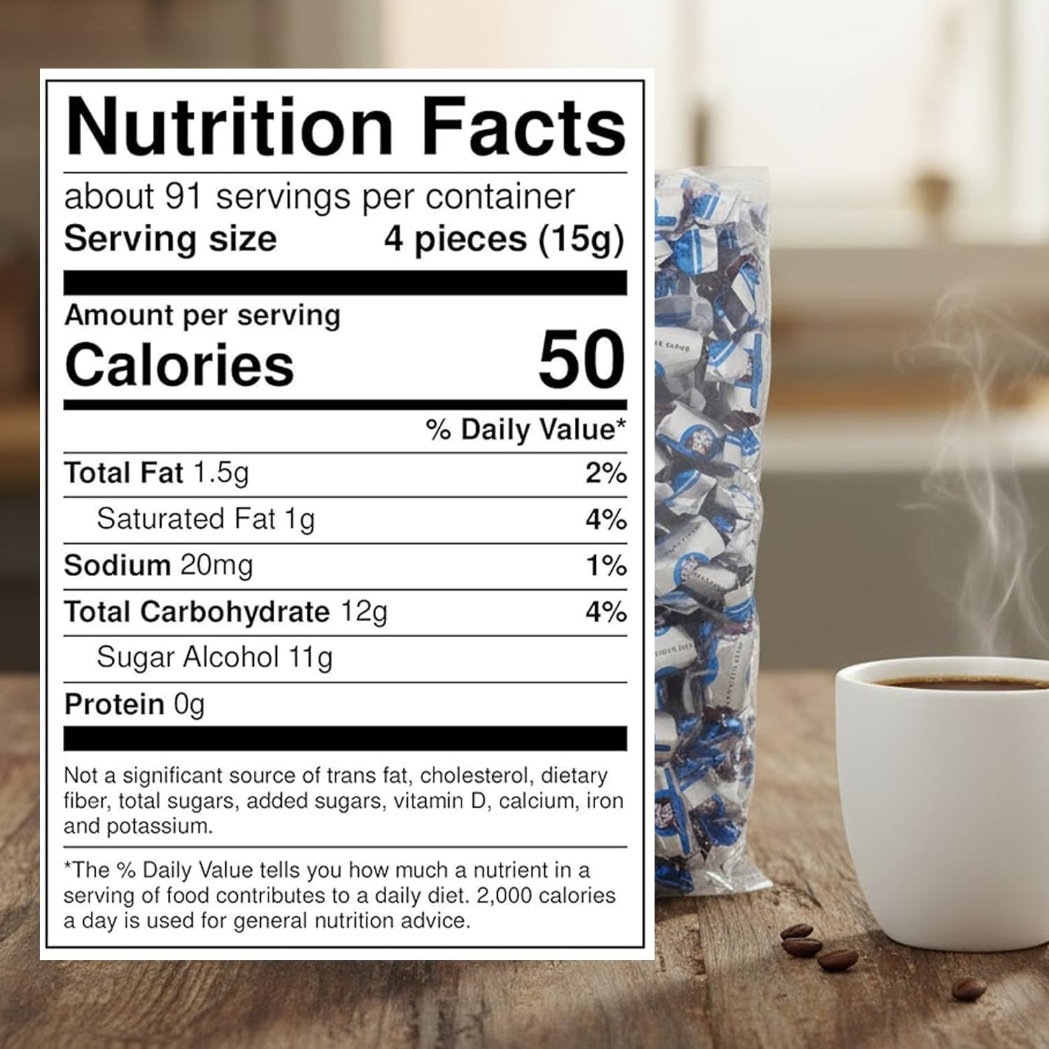 Coffee Rio Sugar Free Original Candy Bulk, 3 Pound (Pack of 1), Cream