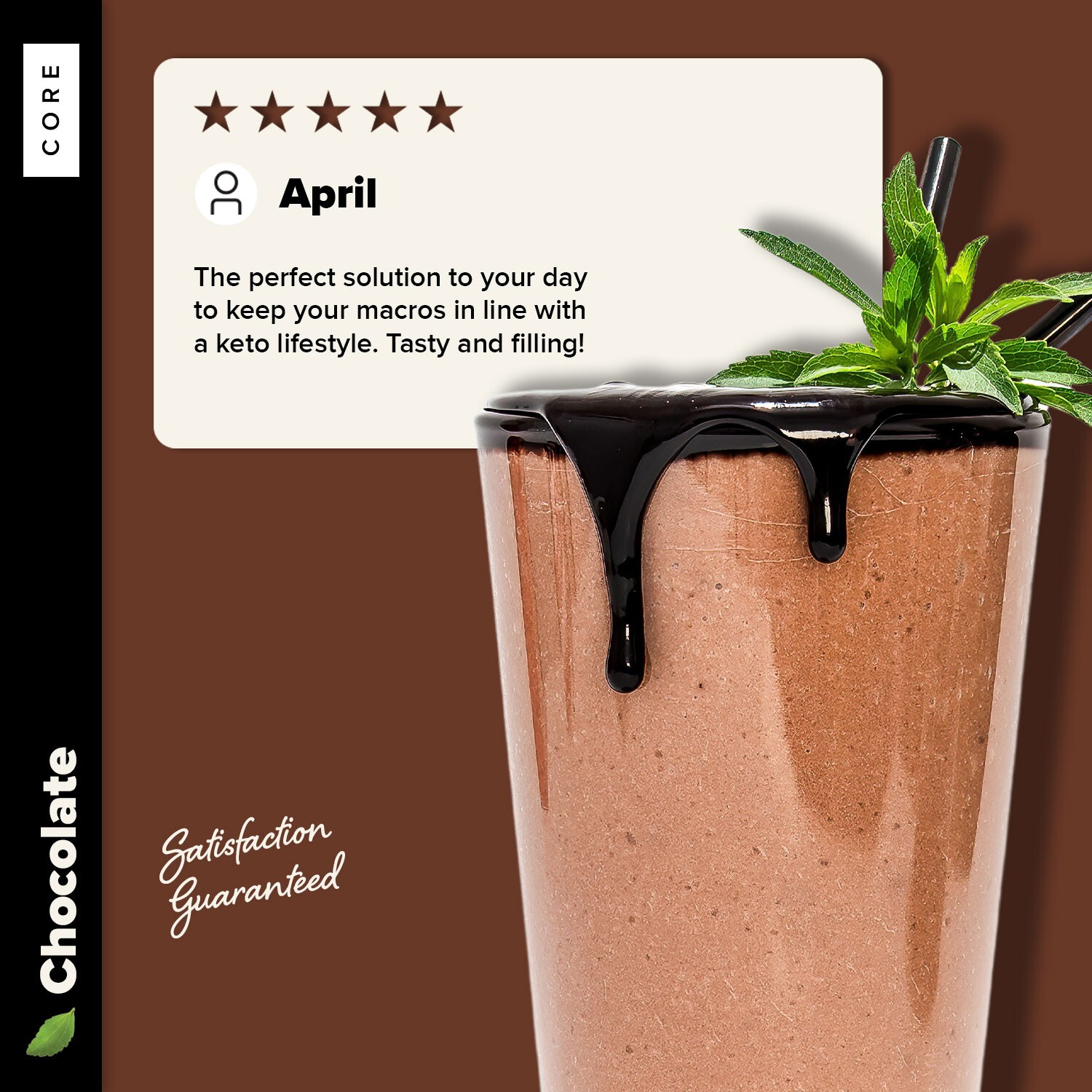 Chocolate Keto Chow CORE – Stevia