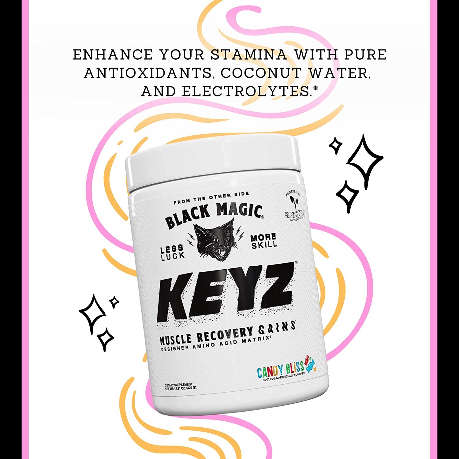 Black Magic Supply Keyz BCAA EAA Amino Acid Blend Recovery Hydration 30 Servings