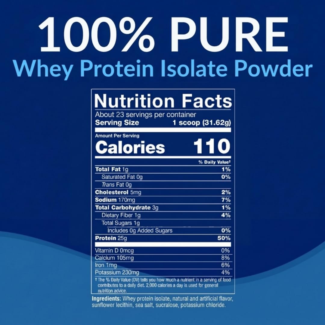BodyTech Whey Protein Isolate Powder, French Vanilla, 1.5 lb, 23 Servings