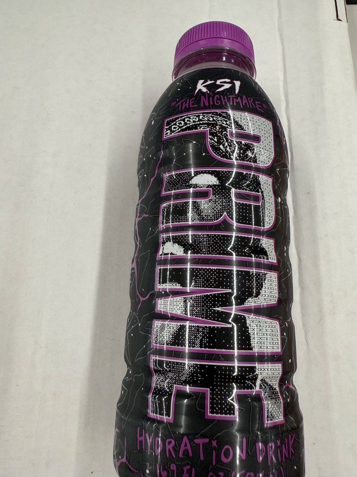 PRIME KSI THE NIGHTMARE LIMITED EDITION STRAWBERRY CREAM HYDRATION DRINK 16.9FL