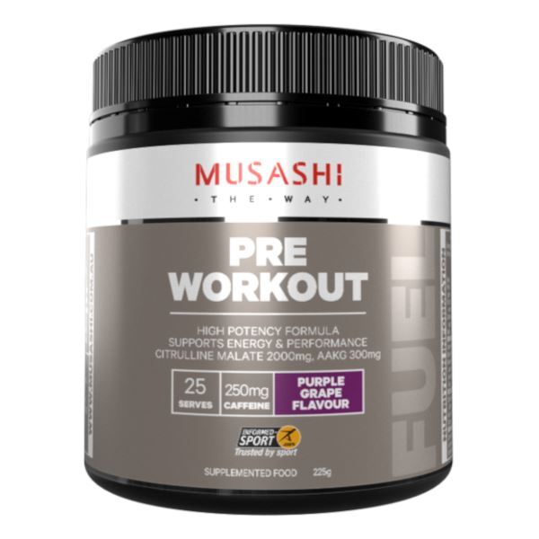 Musashi Pre-Workout Purple Grape 225g