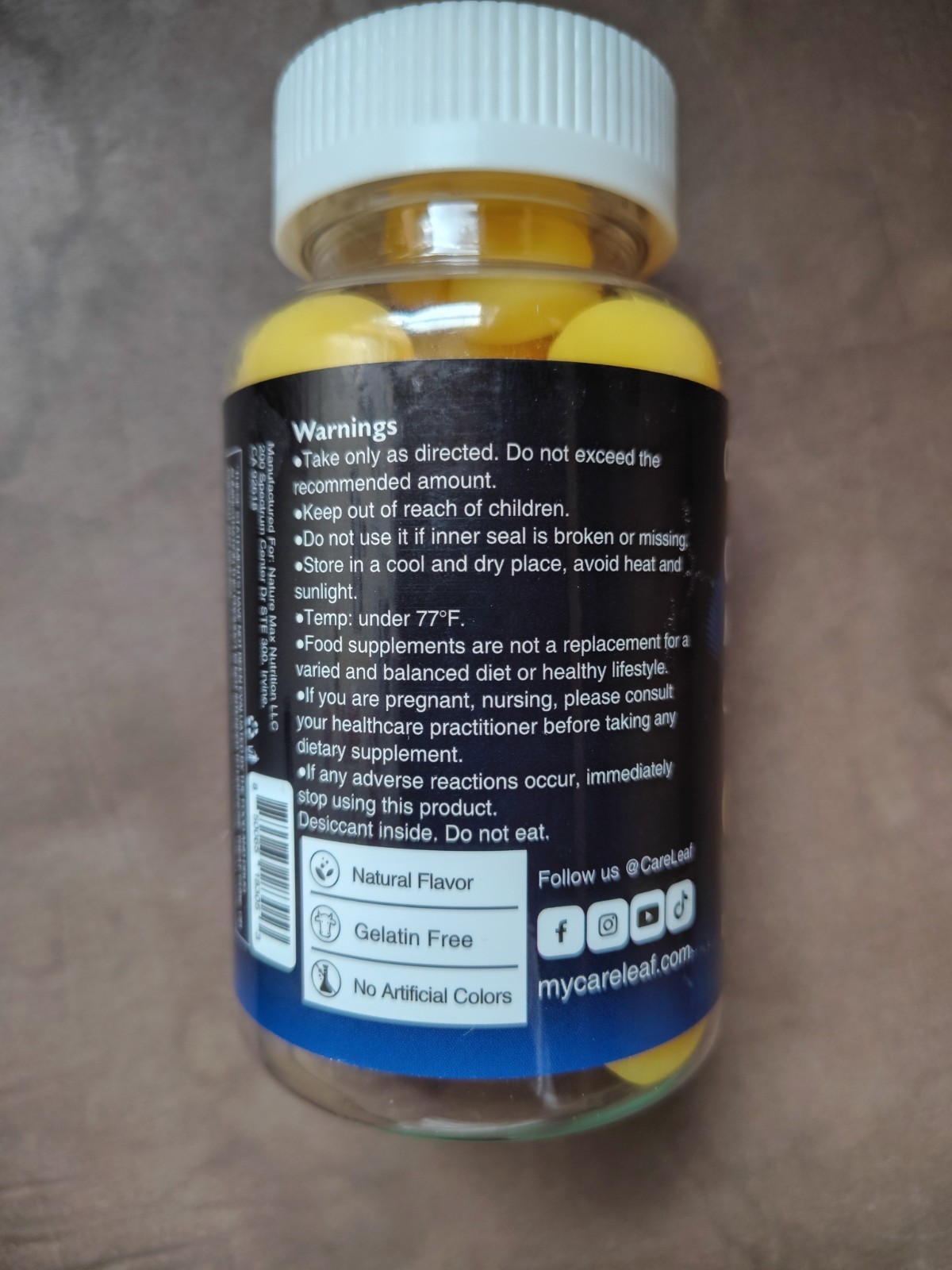 Creatine Monohydrate Gummies 60 Count Bottle