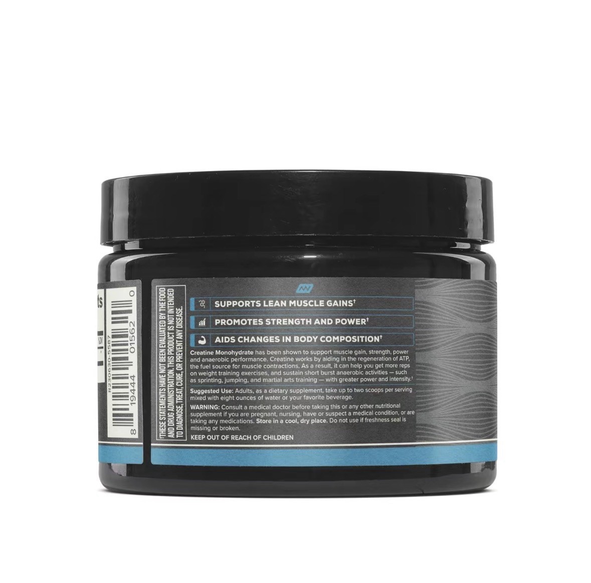 Onnit Creatine Monohydrate Powder 5.29oz (150g) 30 Servings Bodybuilding