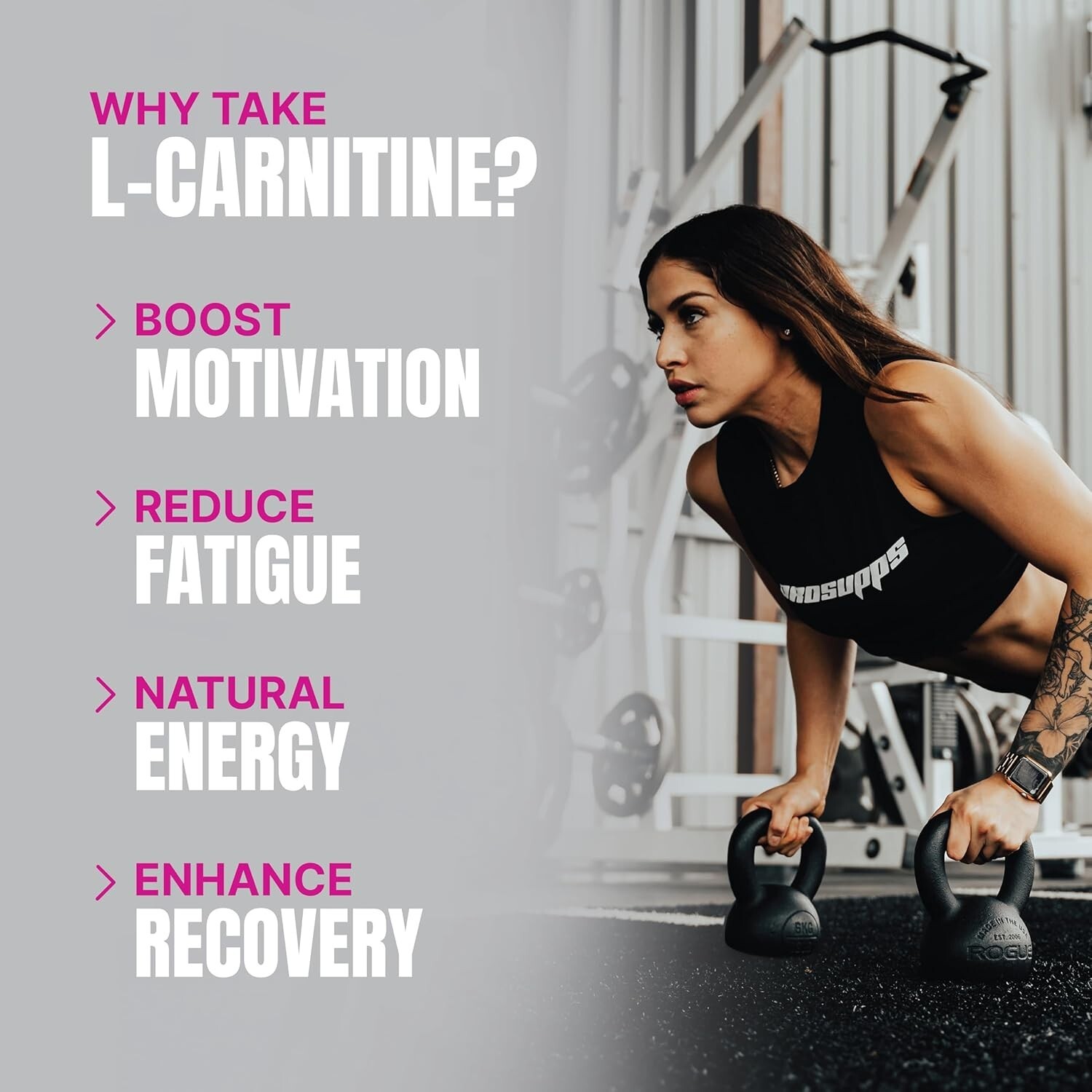 ProSupps L-Carnitine 3000 Liquid Fat Burner, Stimulant Free Metabolic Enhancer