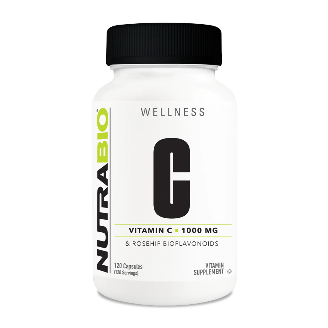 NutraBio Vitamin C with Rosehips – Immune Support & Antioxidant Booster – 1000mg