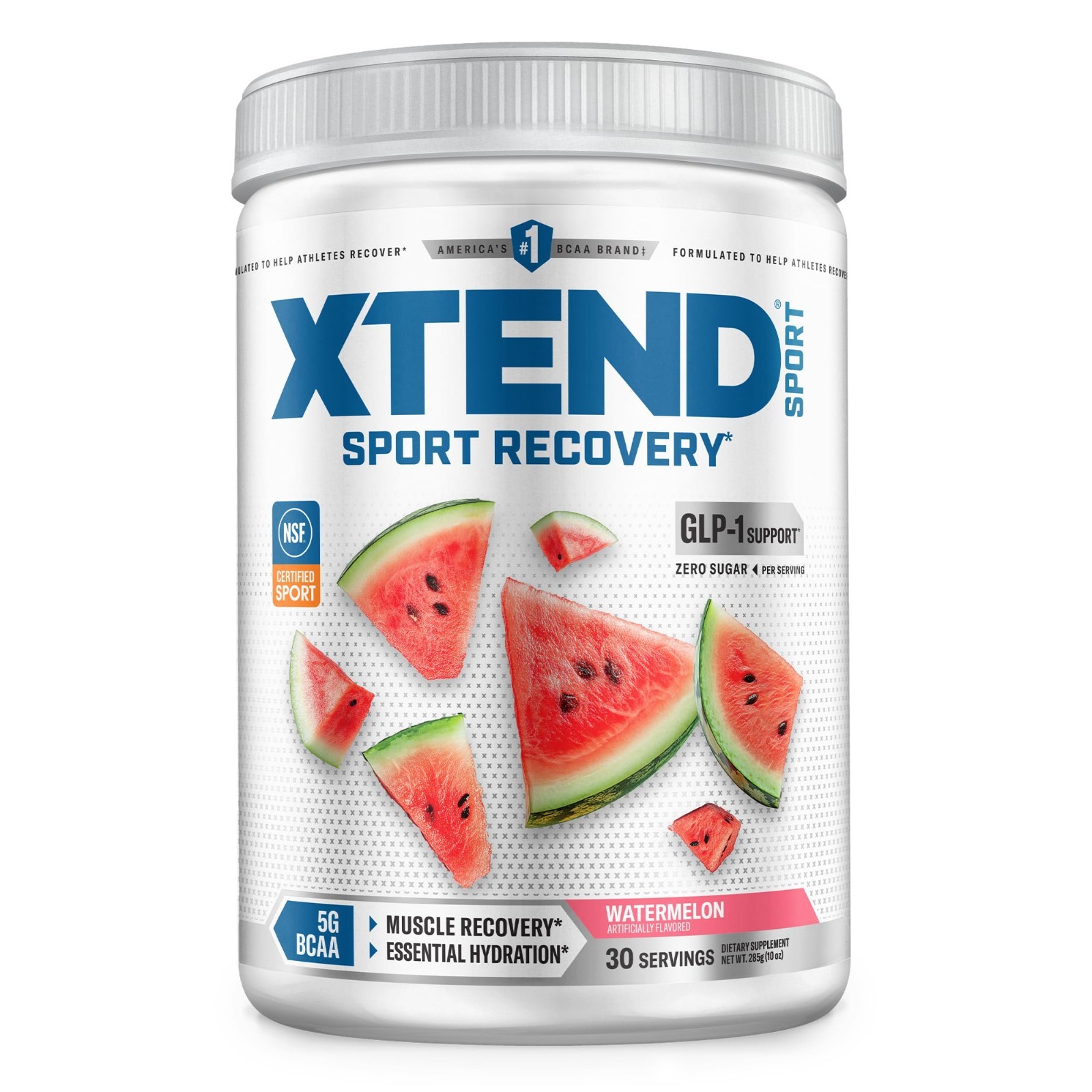 BCAA Powder Watermelon – Electrolyte Recovery & Hydration Drink Mix – 30 Serving