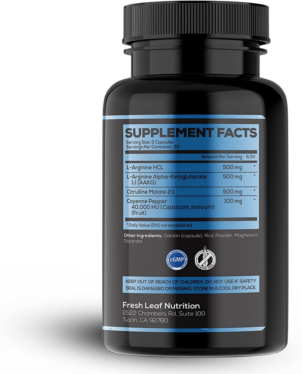 L Arginina 1500mg Suplementos para Resistencia, Músculo, Vascularidad y Energía