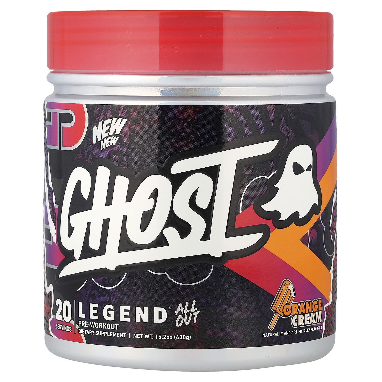 Legend® All Out Pre-Workout, Orange Cream, 15.2 oz (430 g)