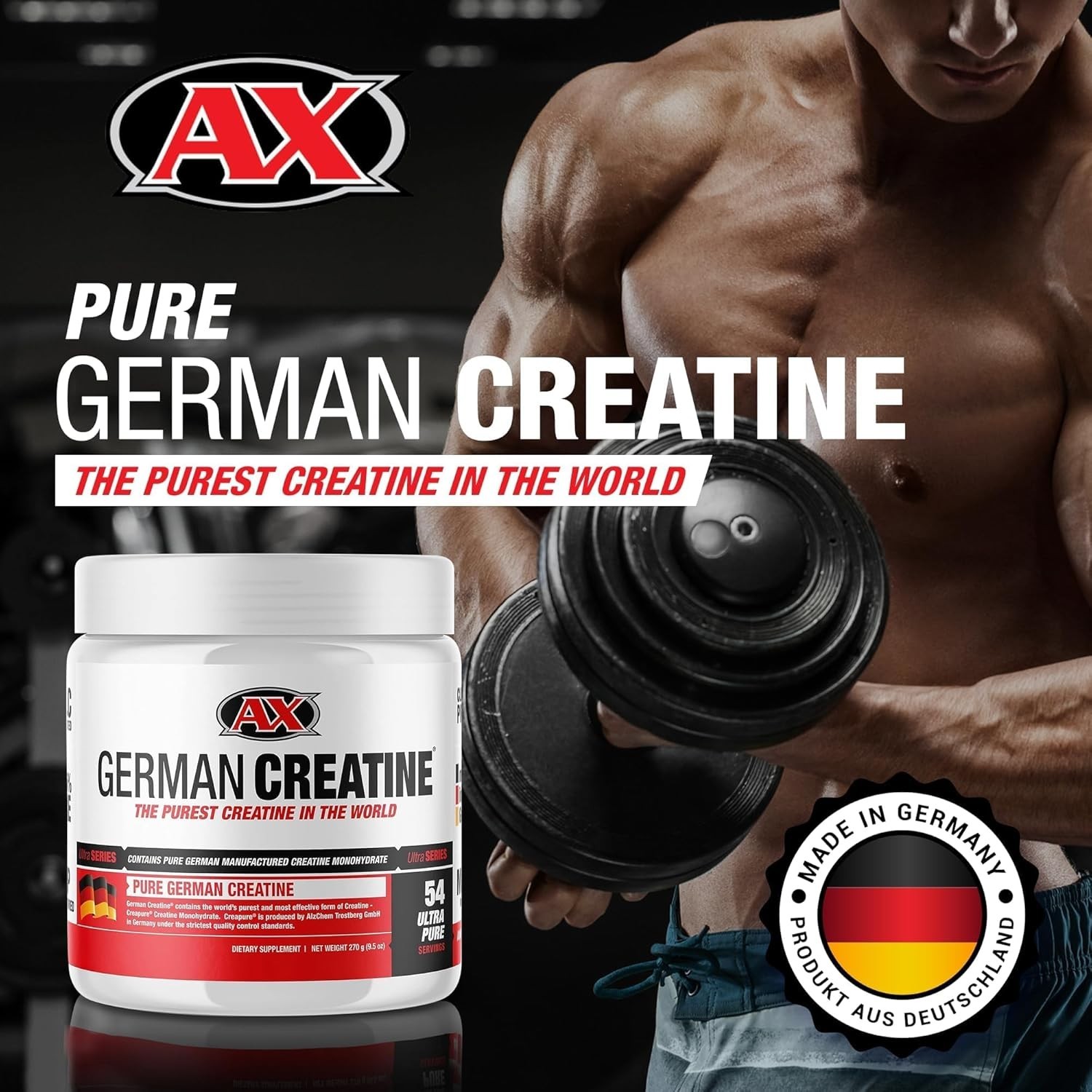 Pure Creapure Creatine Powder – Muscle Growth & Recovery