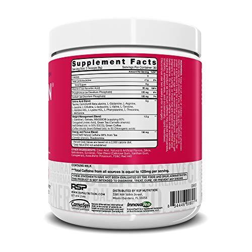 RSP AminoLean – All-in-One Pre Workout, Amino Energy, Weight Management