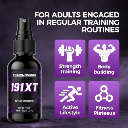 Primal Muscle 191Xt Recovery Spray | 191Xt Primal Muscle Spray, a Plant-Based an