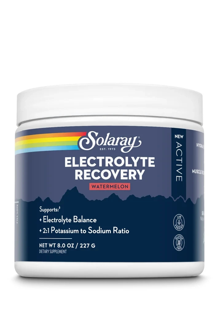 Solaray Electrolyte Recovery – watermelon 227 grams