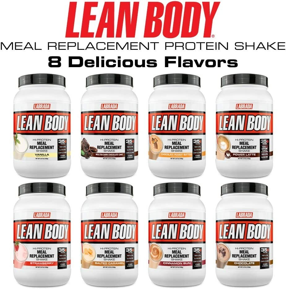 Labrada Lean Body Hi Protein Meal Replacement Shake 2.47lb Tubs Pick Flavor New