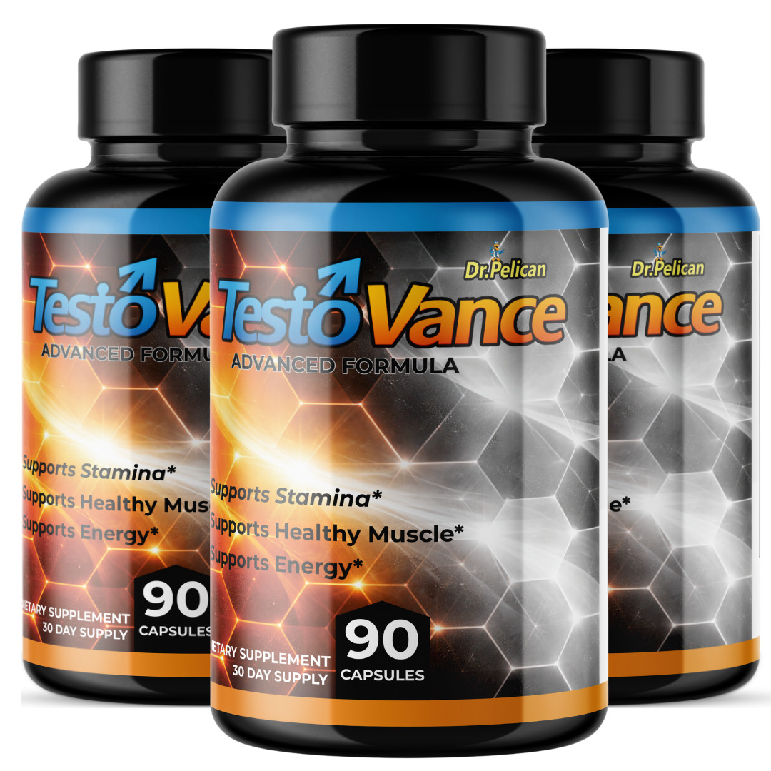 TestoVance- Bodybuilding & Men’s Health Support- 3 Bottles- 270 Capsules