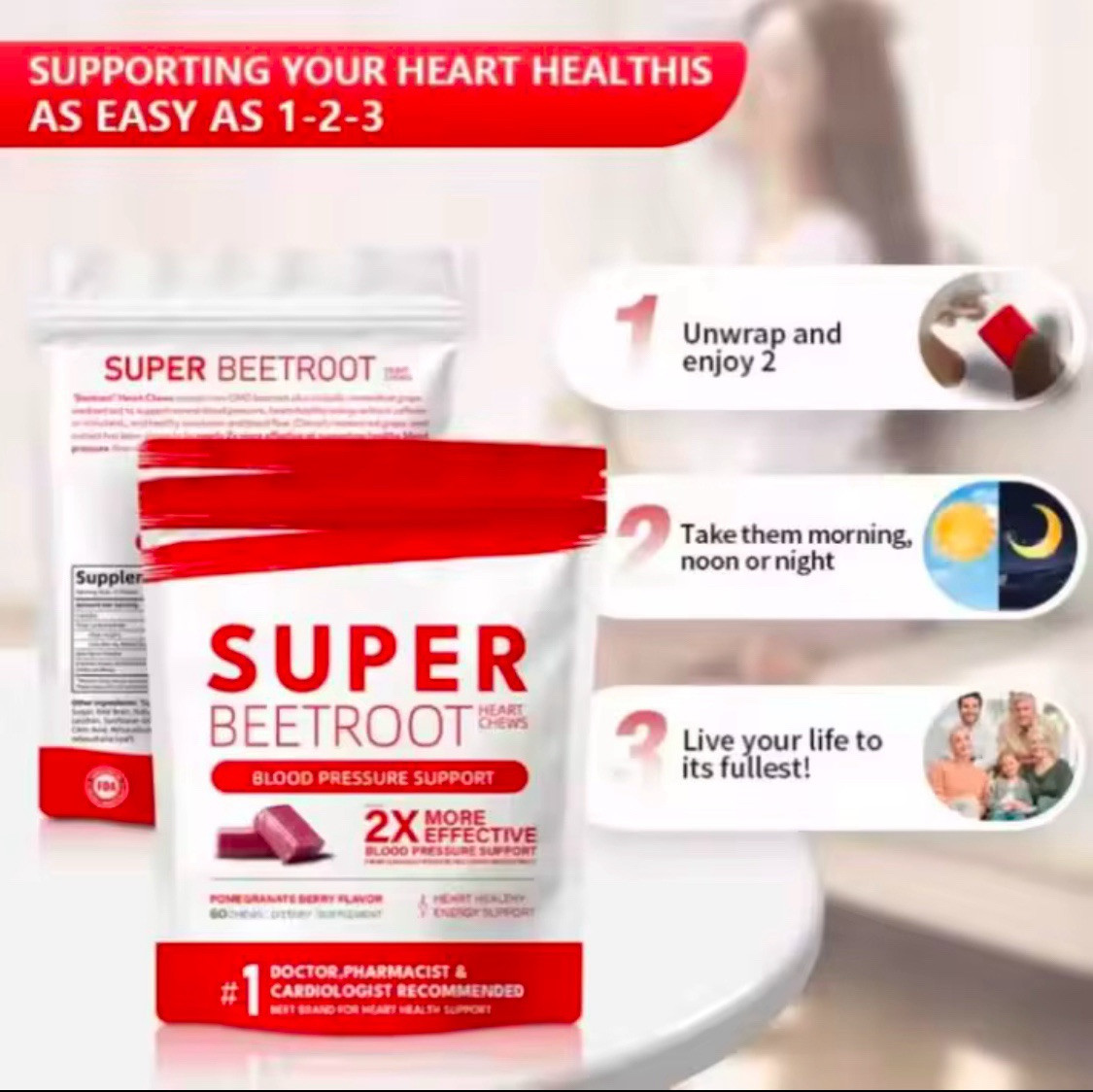 Beetroot Gummies, Nitric Oxide and Blood Pressure Support