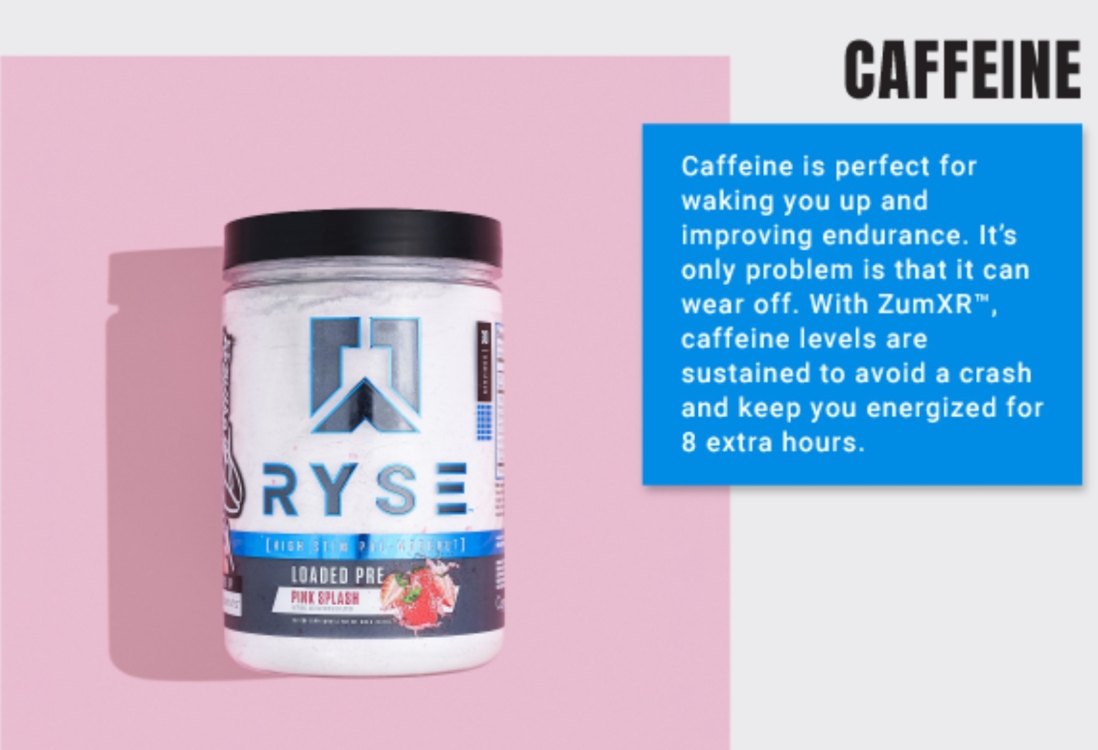 Ryse LOADED PRE 14 oz Size (30 Ser) JELL-O Series Lemon 🍋 Lime Fla BEST BY 9/26