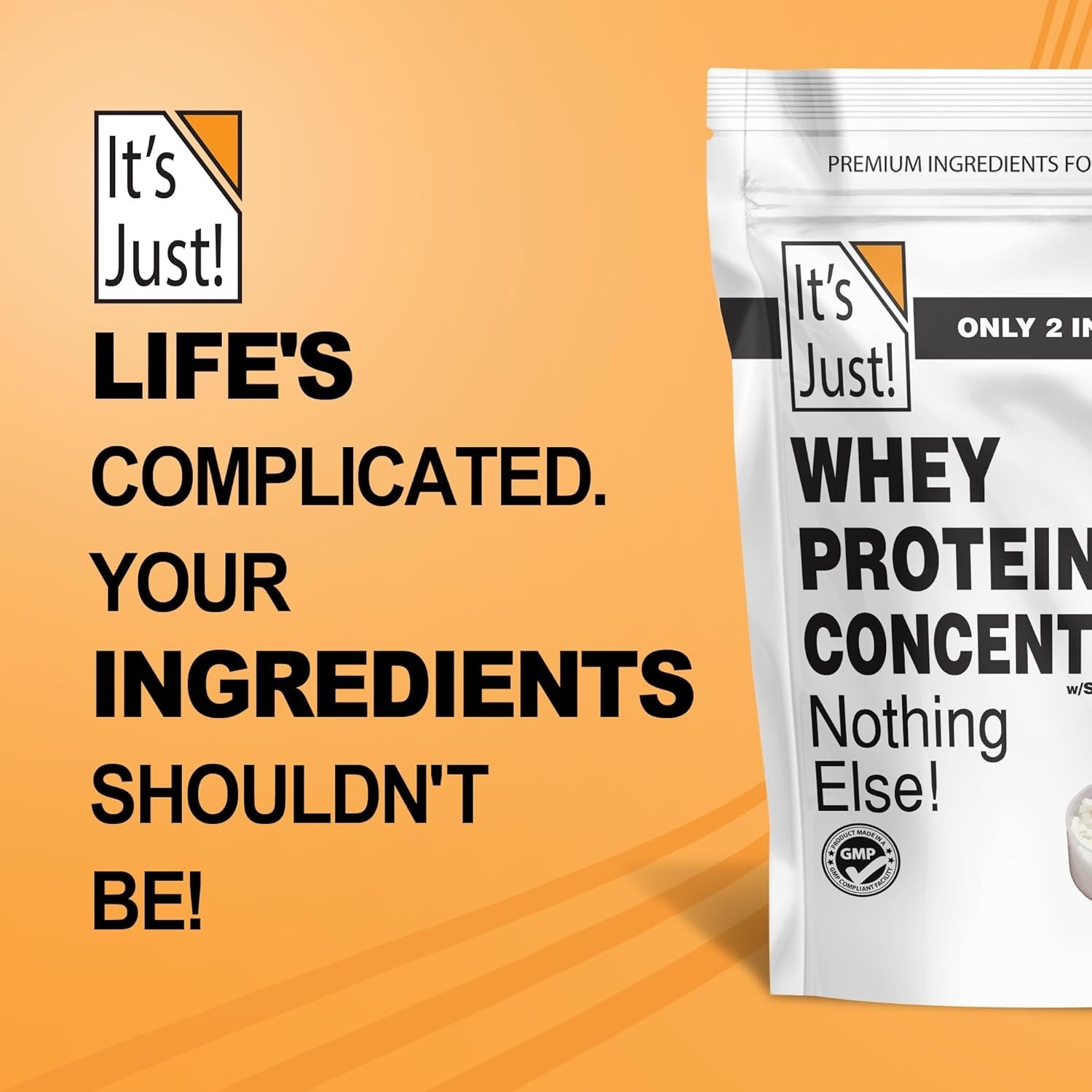 100% Whey Protein Concentrate – 1.25 lbs for Muscle Recovery & Post-Workout