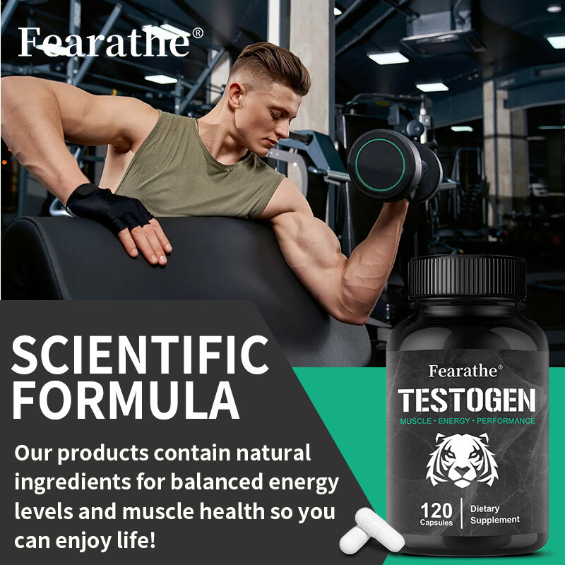 Natural Testosteron Booster Muscle, Energy & Performance Support Bodybuilding