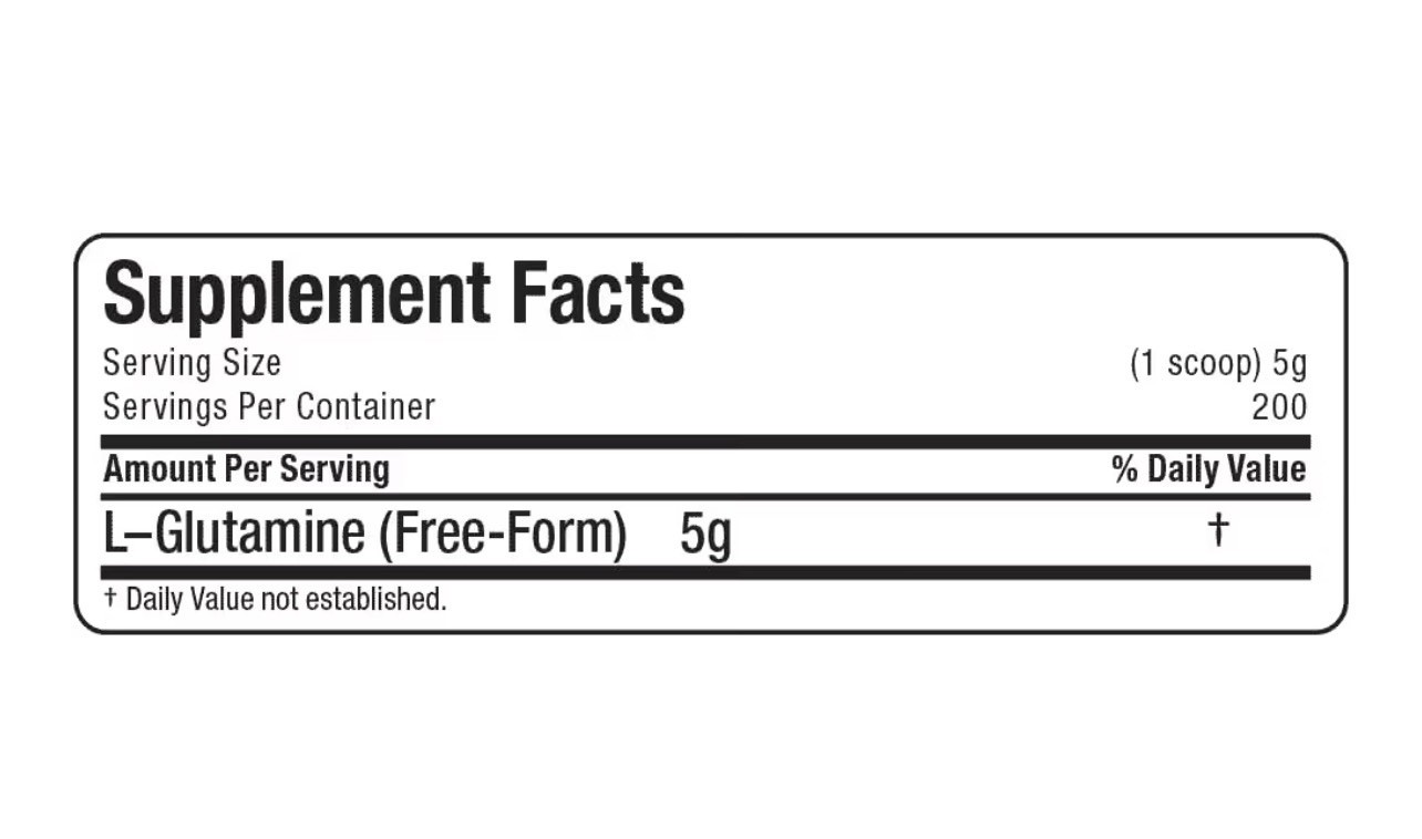 ALLMAX Essentials, Glutamine, 2.2 lbs (1,000 g)