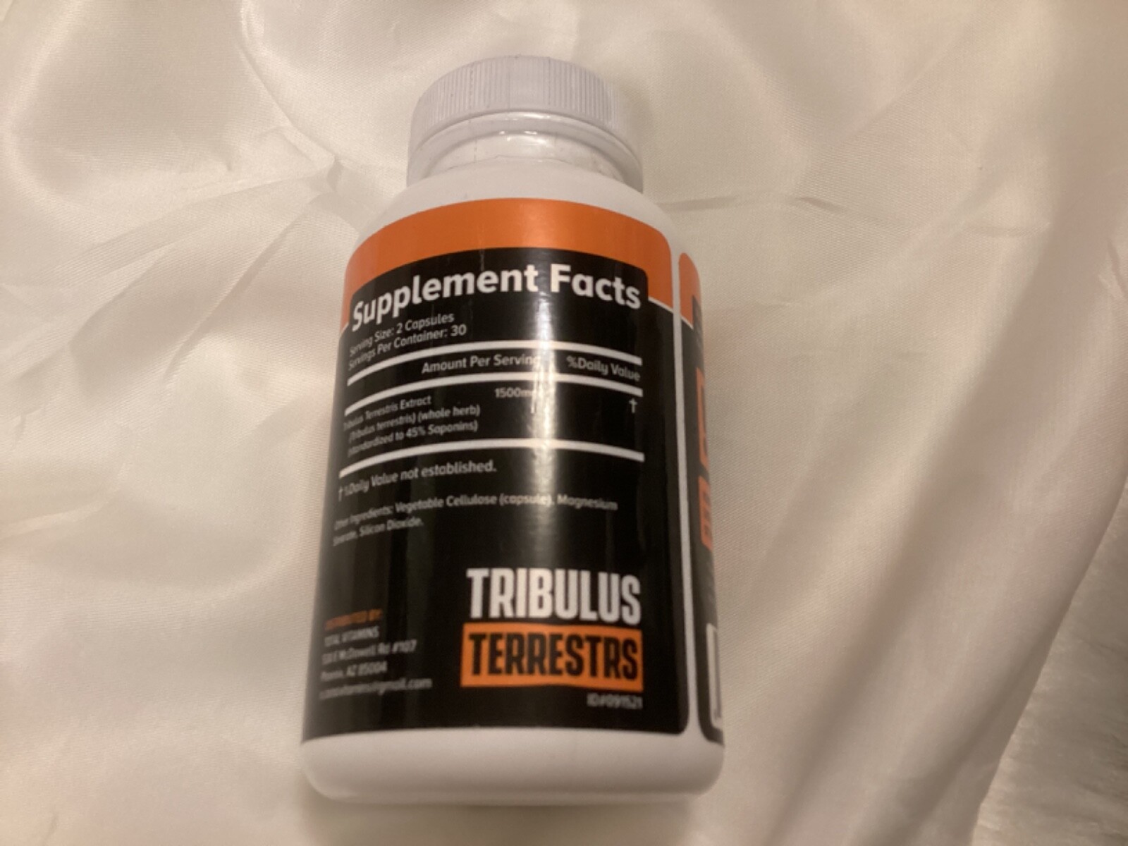 Total Vitamins Tribulus Terrestris Ultra Strength Energy Muscle 60 Caps 8/2024