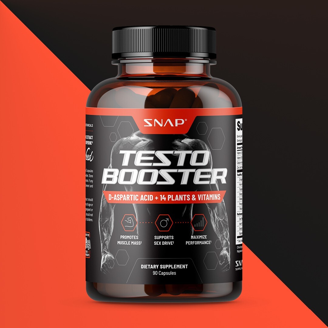 Testosterone Booster for Men, Male Enhancement Pills, Energy, Libido 90 Capsules