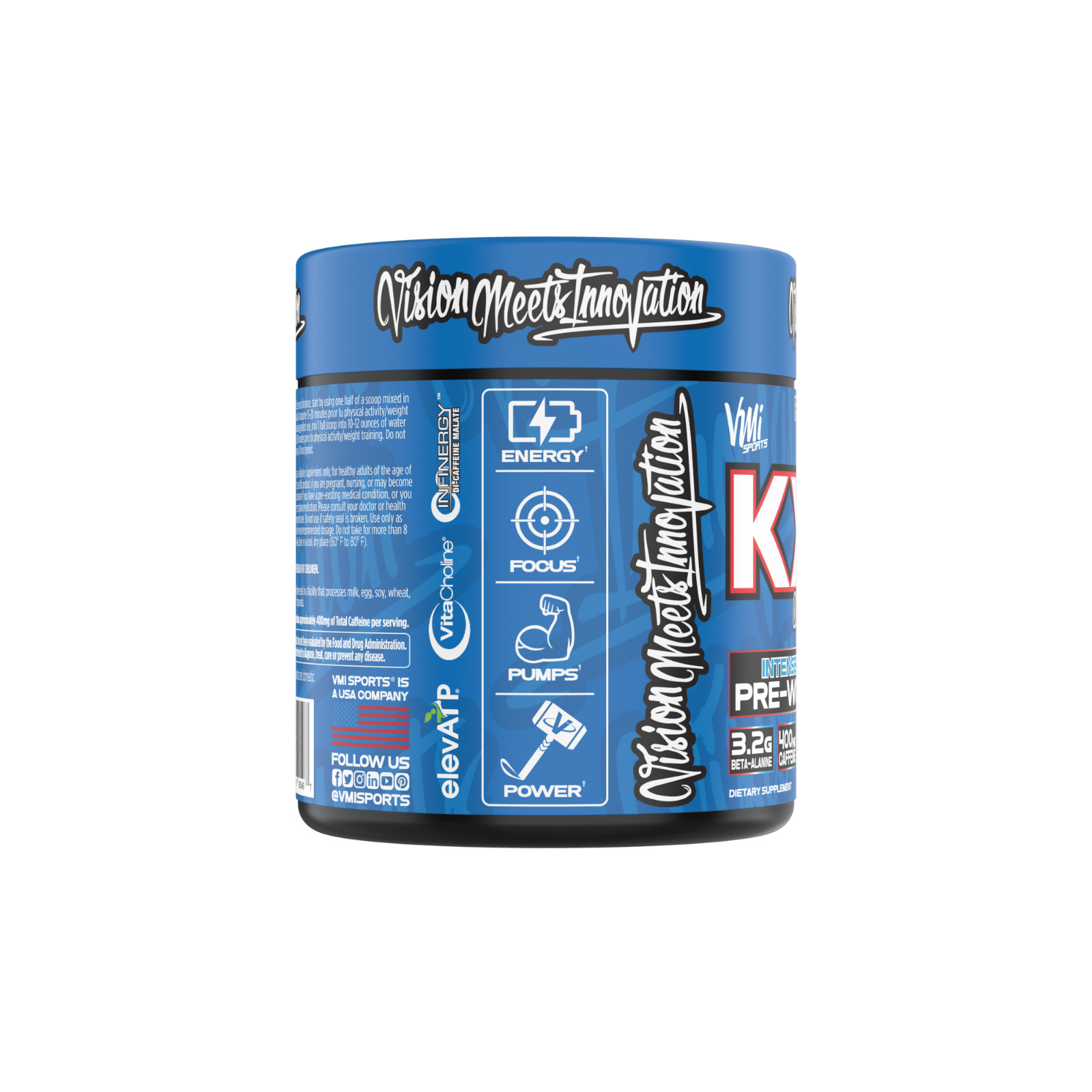 VMI Sports® KXR Best Pre-Workout Supplement – Patriot Pop