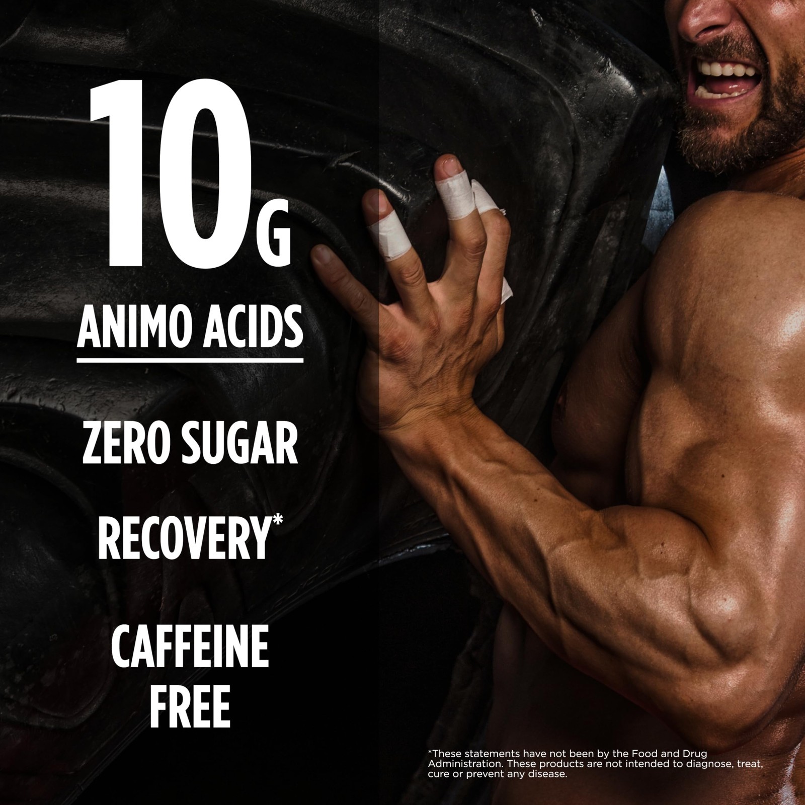 Amino X Muscle Recovery Powder – BCAAs, Keto Friendly, Caffeine-Free, Zero Sugar