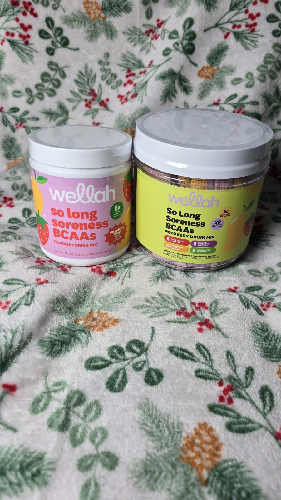 Wellah So Long Soreness BCAAs Recovery Duo Home and Away Variety Pack