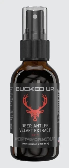 BUCKED UP DEER ANTLER VELVET EXTRACT SPRAY 2FL.OZ 60ML