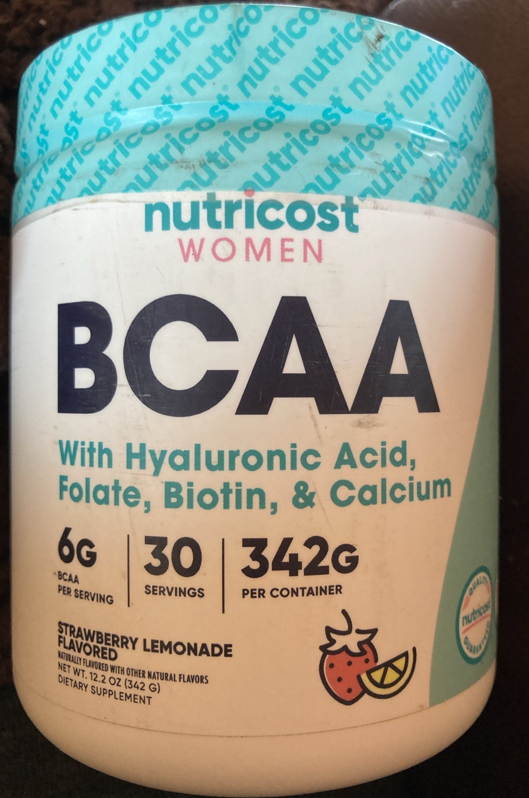 Nutricost BCAA for Women (Strawberry Lemonade) 30 Servings