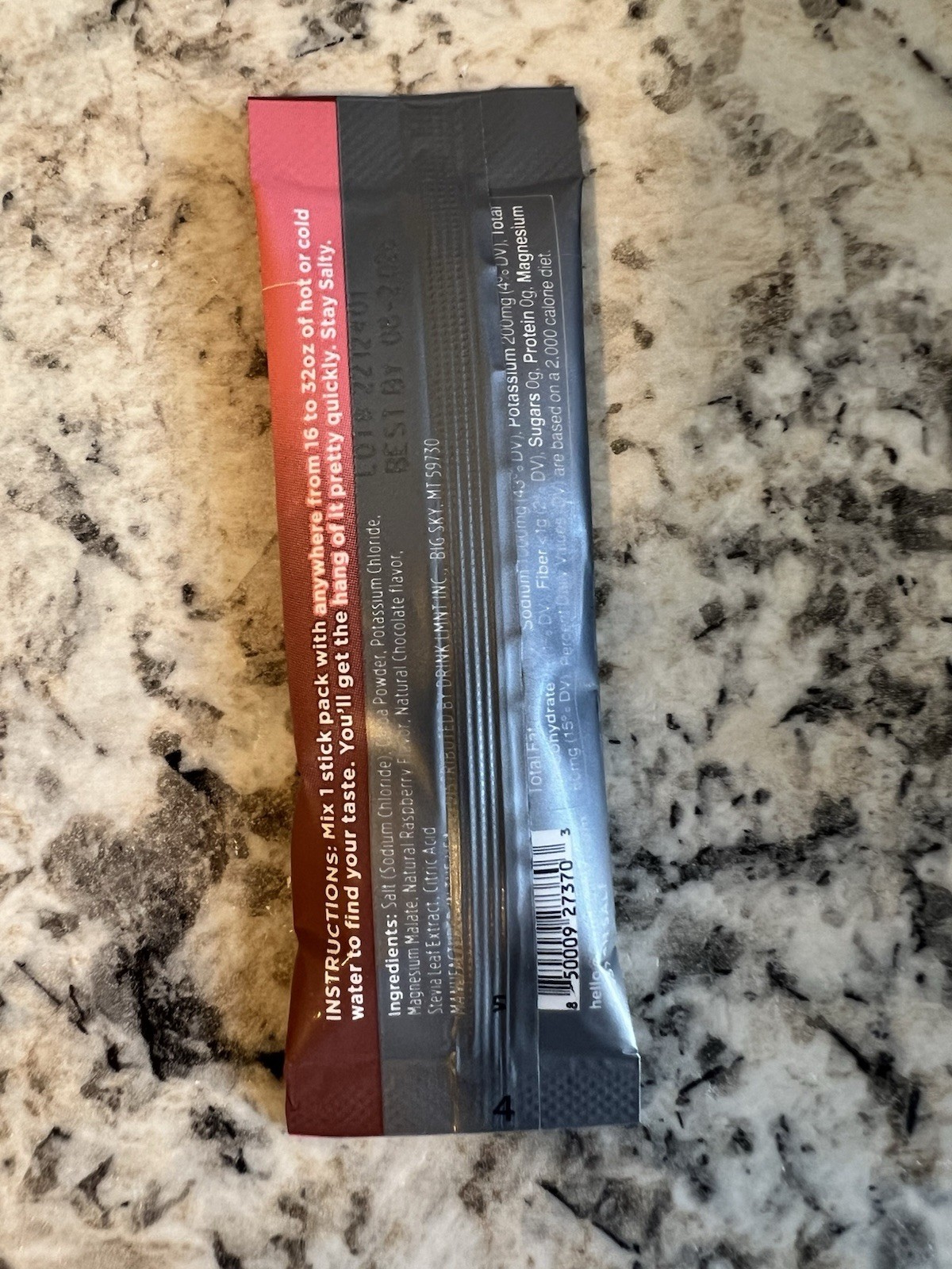 LMNT Electrolyte Drink Mix, Chocolate Raspberry, 9 Stick Packs, Sugar-Free