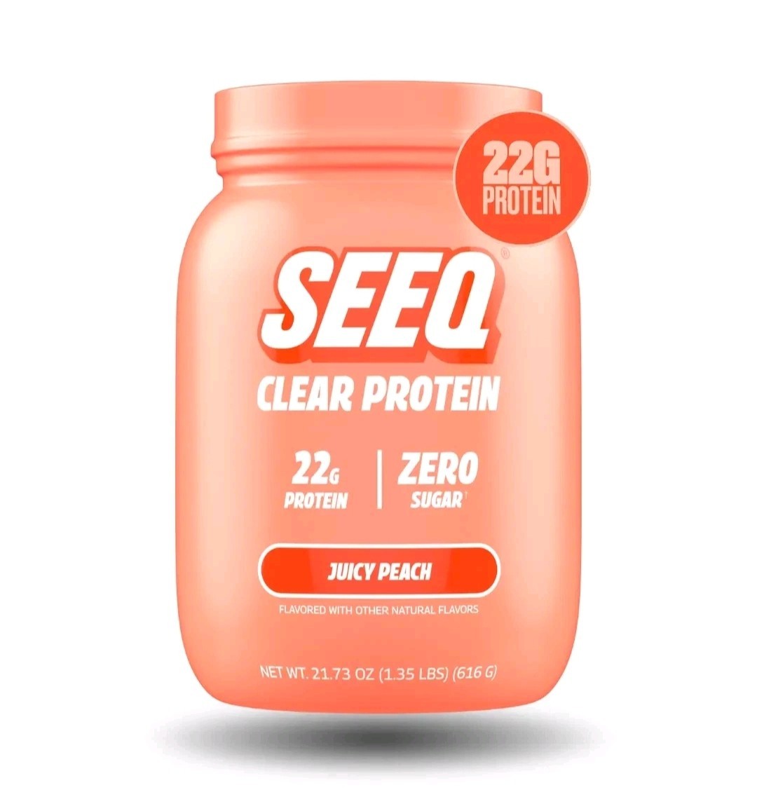 Clear Protein Powder – Juicy Peach – 22 Servings – 22G Clear Whey Protein Isolat